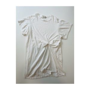 OAK + FORT Knotted T-Shirt Dress